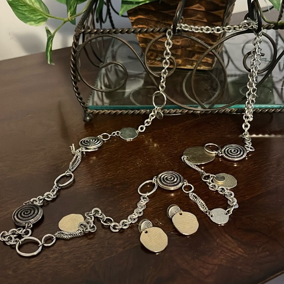 Chicos Necklace and Matching Earrings - Picture 1 of 8